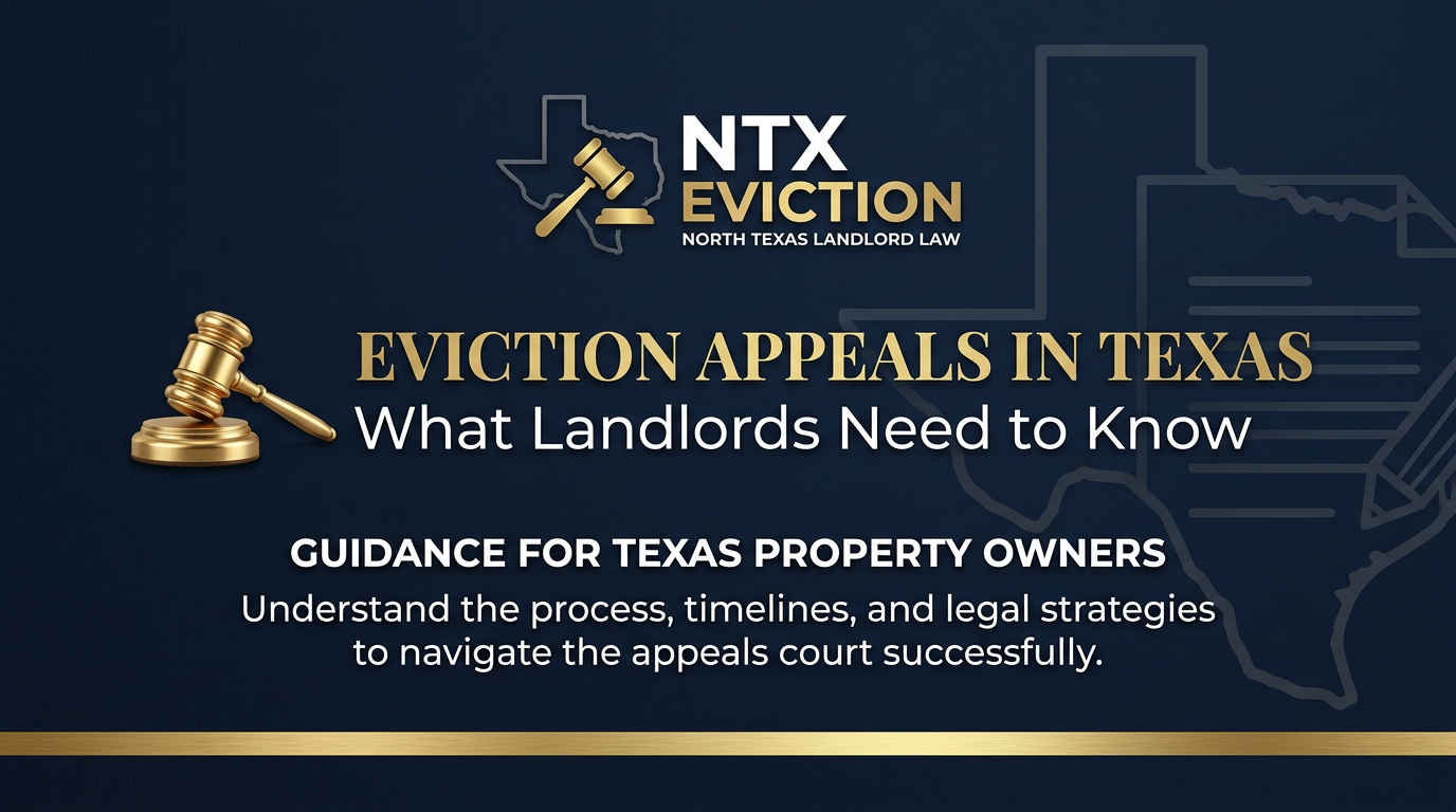 Eviction Appeals in Texas: What Landlords Need to Know