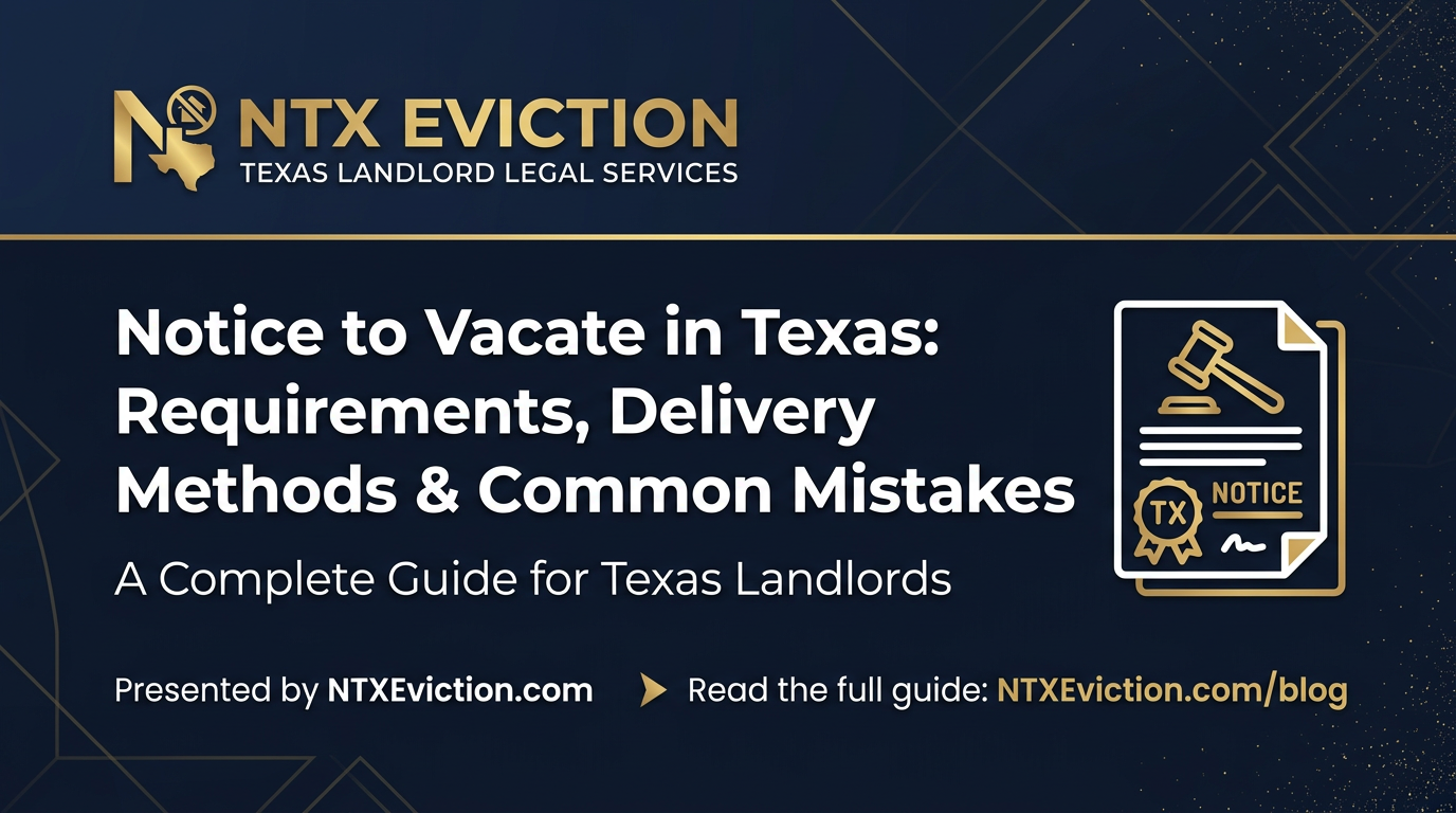 Can You Send an Eviction Notice by Text or Email in Texas?