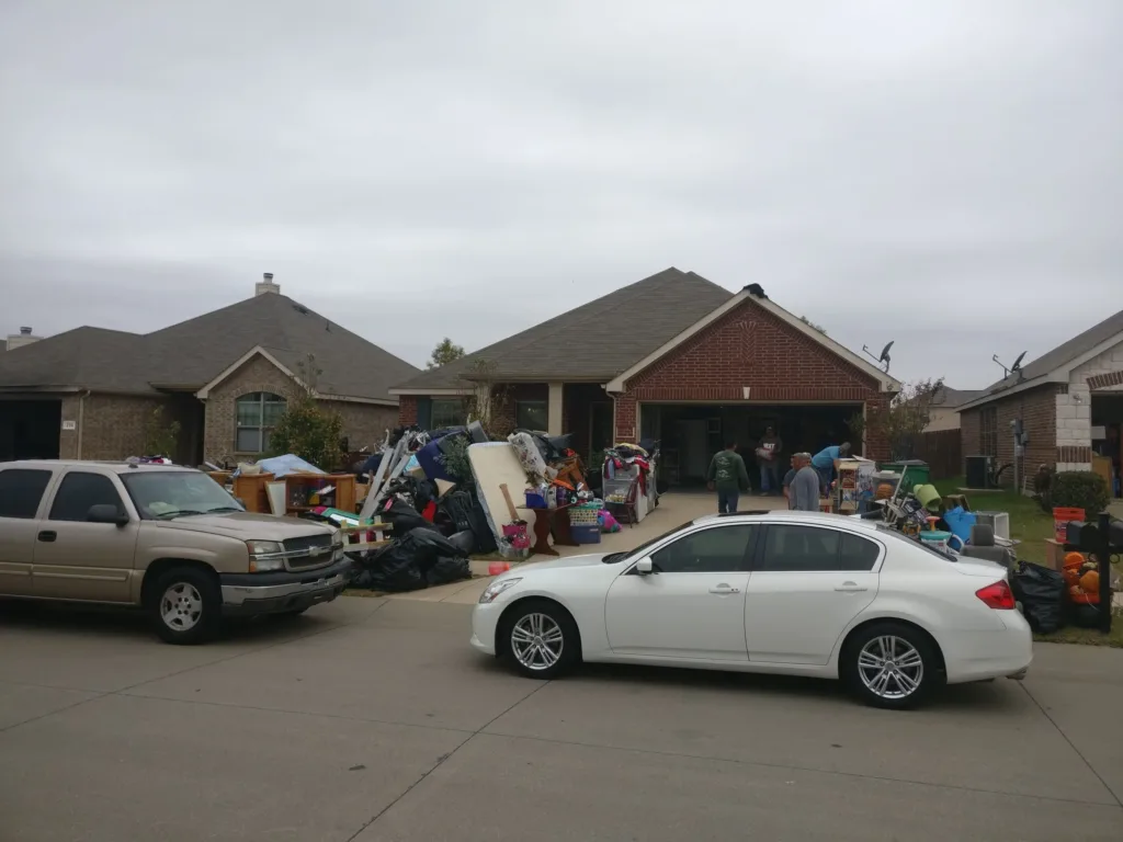 House in Princeton TX during the execution of writ of possession