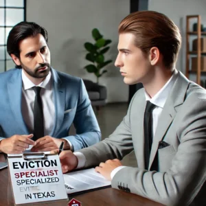 NTX eviction expert explaining a landlords the benefits of not using landlord attorney for eviction in Dallas fort worth Texas