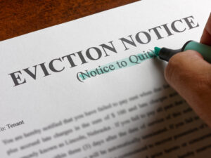 Sample eviction notice template for Dallas Fort Worth landlords