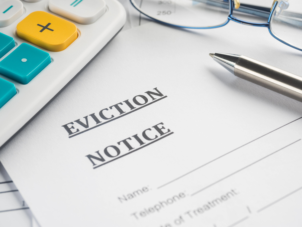 Example of a Texas 3-day eviction notice for non-paying tenants.